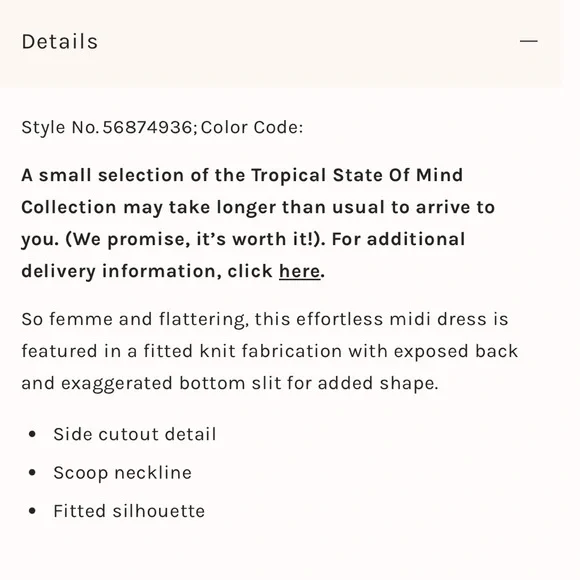 Free People Za Za Smocked Midi Dress - Picture 4 of 5